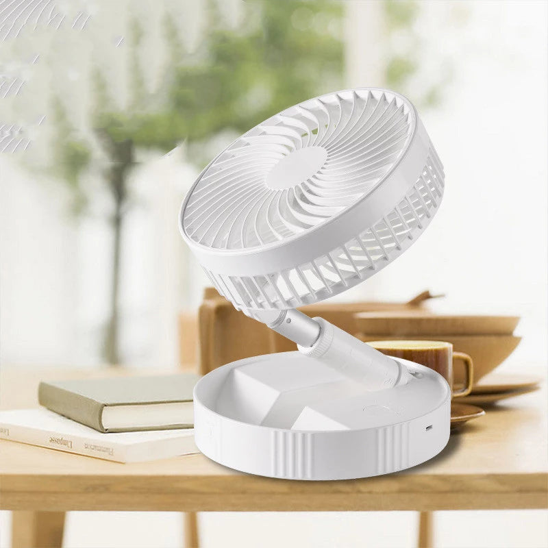 Portable Folding Fan Rechargeable Cordless Fan