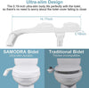 Toilet Bidet Sprayer - Clear Rear Bidet Attachment - Raycoo