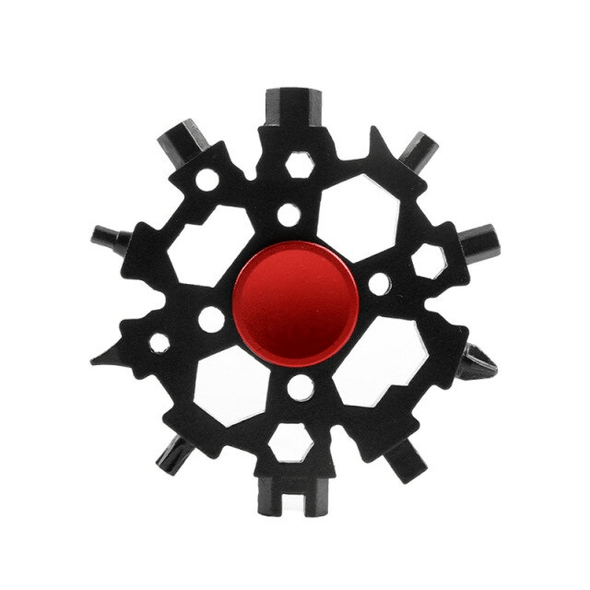 22-in-1 Snowflake Multi-Tool With Fidget Spinner