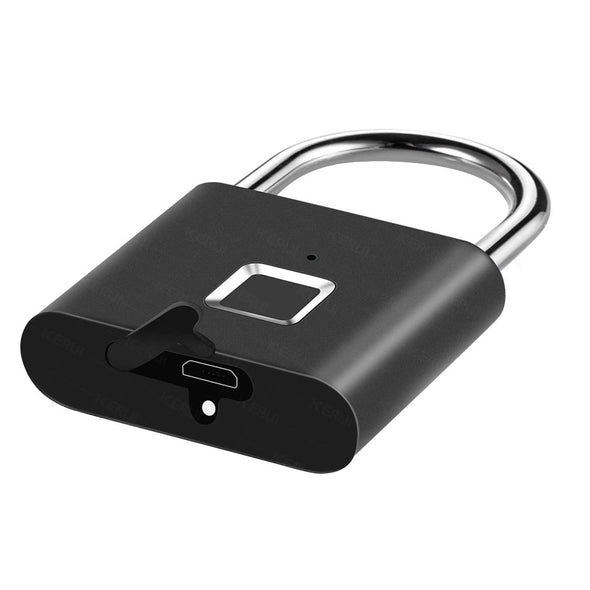 Waterproof Portable Fingerprint Lock - Smart Keyless Fingerprint Padlock - Raycoo