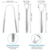 3Pcs Stainless Steel Tongue Cleaners - Raycoo