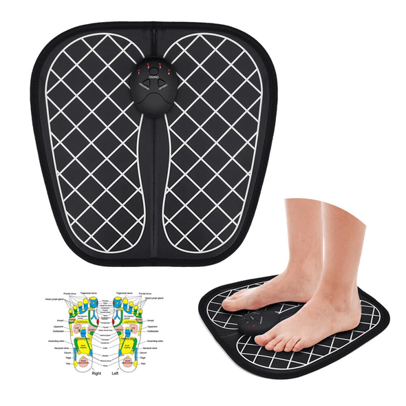 EMS Home Electric Foot Massager - Heated Warmer Massager for Feet - Raycoo