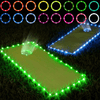 16 Colors Cornhole Board LED Lights - Corn Hole Edge and Ring Night Light - Raycoo