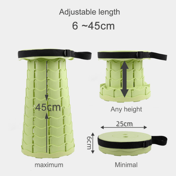 Portable Folding Stool - Outdoor Collapsible Camping Stool - Raycoo