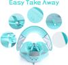 Baby Float With Canopy - Infant Pool Float - Smart Swim Ring Trainer - Raycoo