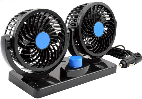 Car Cooling Fan - 12 Volts Portable Seat Fan For Car - Raycoo