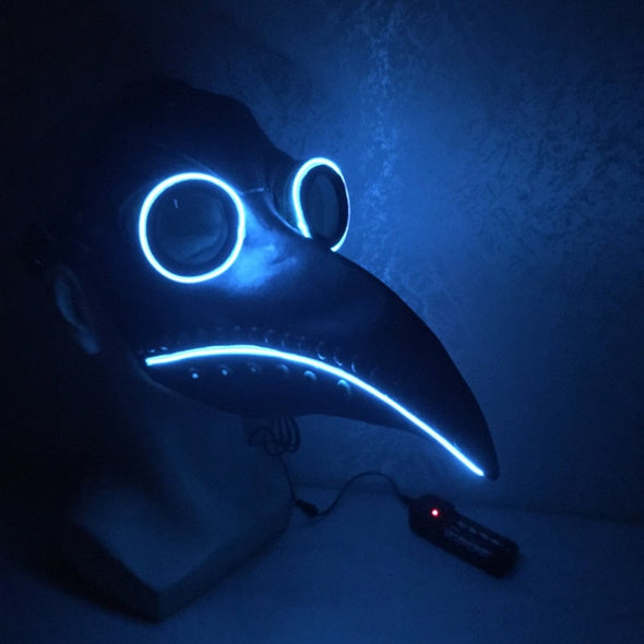LED Plague Doctor Mask