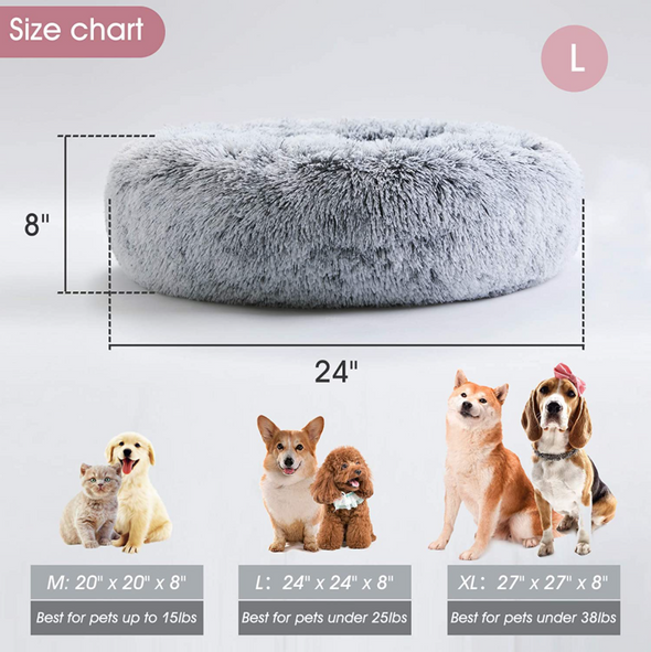 Plush Dog / Cat Bed - Raycoo